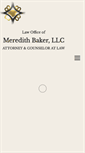 Mobile Screenshot of meredithbakeresq.com